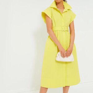 TUCKERNUCK Citron Chloe Dress NWT bright yellow XXL shirt dress with belt